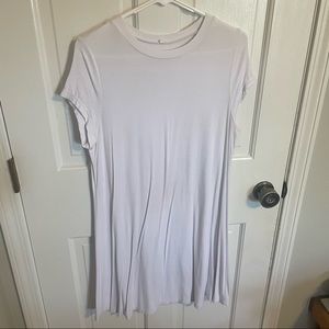 Romwe white Tshirt dress, Size L